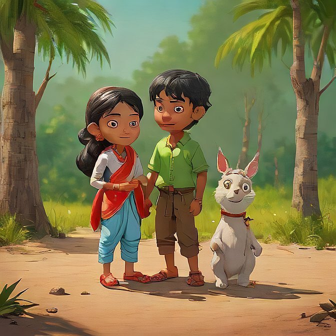 3D cartoon character art